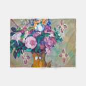 Stillleben mit Blume, Paul Cezanne Fleecedecke (Vorderseite (Horizontal))