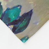 Stillleben mit Blume, Paul Cezanne Fleecedecke (Ecke)