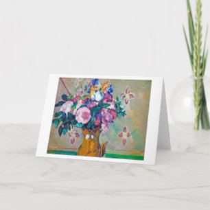 Stillleben mit Blume, Paul Cezanne Karte