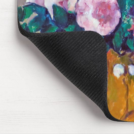 Stillleben mit Blume, Paul Cezanne Mousepad (Ecke)