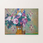 Stillleben mit Blume, Paul Cezanne Puzzle (Horizontal)