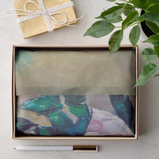 Stillleben mit Blume, Paul Cezanne Seidenpapier (Geschenk)