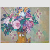 Stillleben mit Blume, Paul Cezanne Seidenpapier (Vorderseite)