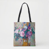 Stillleben mit Blume, Paul Cezanne Tasche (Vorderseite)