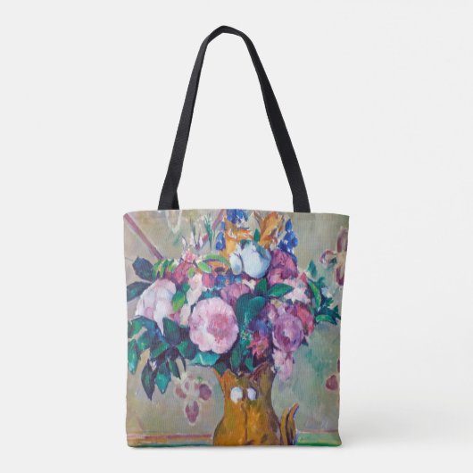 Stillleben mit Blume, Paul Cezanne Tasche (Rückseite)