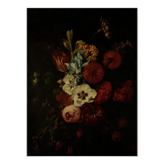 Stillleben mit Blume Poster (Vorderseite)
