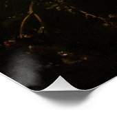 Stillleben mit Blume Poster (Ecke)