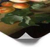 Stillleben mit Blume Poster (Ecke)