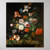 Stillleben mit Blume Poster (Vorne)