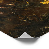 Stillleben mit Blume Poster (Ecke)