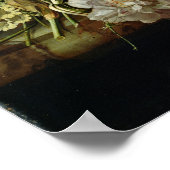 Stillleben mit Blume Poster (Ecke)