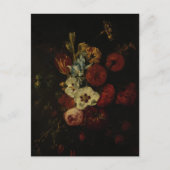 Stillleben mit Blume Postkarte (Vorderseite)
