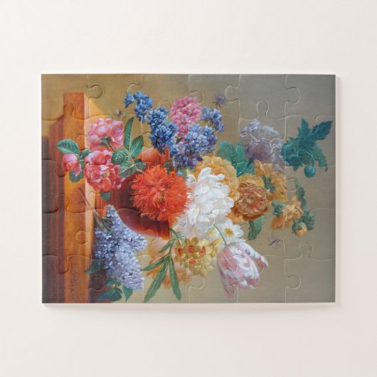 Stillleben mit Blume Puzzle (Horizontal)