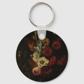 Stillleben mit Blume Schlüsselanhänger (Vorderseite)