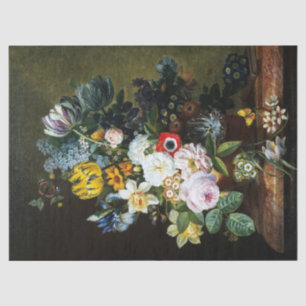 Stillleben mit Blume Seidenpapier
