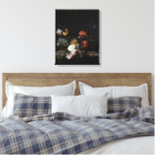 Stillleben mit Blume und Insekten Leinwanddruck (Insitu (Schlafzimmer))