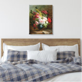 Stillleben mit Blume und Noten Leinwanddruck (Insitu (Schlafzimmer))