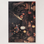 Stillleben mit Blume und Obst - Caravaggio Puzzle (Vertikal)