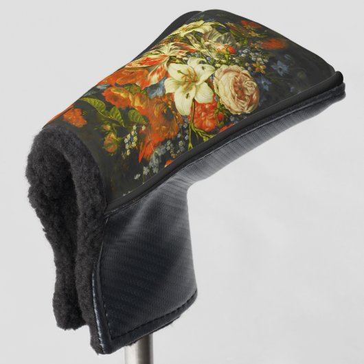 Stillleben mit Blume und Obst Golf Headcover (3/4 Vorderseite)