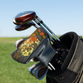Stillleben mit Blume und Obst Golf Headcover (In Situ)