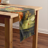 Stillleben mit Blume und Obst Kurzer Tischläufer (Beispiel)