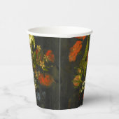 Stillleben mit Blume und Obst Pappbecher (Rechts)