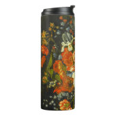 Stillleben mit Blume und Obst Thermosbecher (Nach links gedreht)