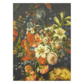 Stillleben mit Blume und Obst Tischdecke (Vorderseite)