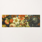 Stillleben mit Blume und Obst Yogamatte (Rückseite (Horizontal))
