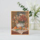 Stillleben mit Blume und Prickly Birnen, Renoir Postkarte (Stehend Vorderseite)