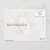 Stillleben mit Blume von Edouard Manet Postkarte (Rückseite)
