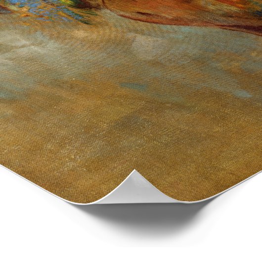 Stillleben mit Blume von Odilon Redon Poster (Ecke)