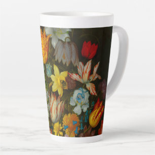 Stillleben mit Blumen in einer Wan-Li-Vase Milchtasse