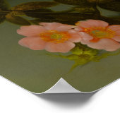 Stillleben mit Blumen in einer Wan-Li-Vase  Poster (Ecke)