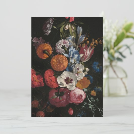 Stillleben mit Bouquet von Blume | Johan Johnsen (Stehend Vorderseite)