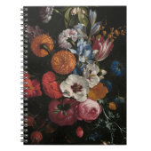 Stillleben mit Bouquet von Blume | Johan Johnsen Notizblock (Vorderseite)