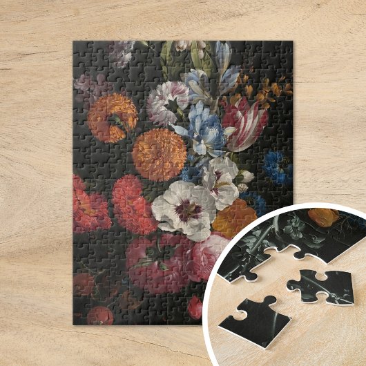 Stillleben mit Bouquet von Blume | Johan Johnsen Puzzle
