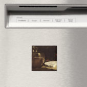 Stillleben mit Brie, 1863 Magnet (In Situ (Geschirrspüler))