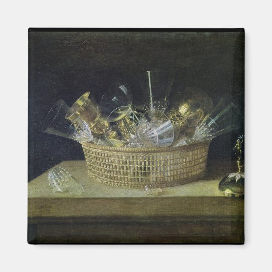 Stillleben mit Brillenglas, 1644 Magnet (Vorne)