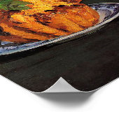 Stillleben mit Brioche von Édouard Manet Poster (Ecke)