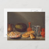 Stillleben mit Brot, 1648 Postkarte (Vorne/Hinten)
