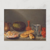 Stillleben mit Brot, 1648 Postkarte (Vorderseite)