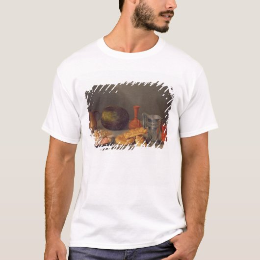 Stillleben mit Brot, 1648 T-Shirt (Vorderseite)