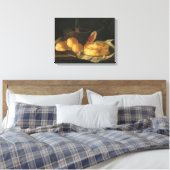Stillleben mit Brottart und Ham, Giuseppe Recco Leinwanddruck (Insitu (Schlafzimmer))