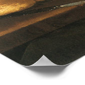 Stillleben mit Brottart und Ham, Giuseppe Recco Poster (Ecke)