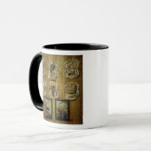 Stillleben mit Buch-Blättern und Bildern, 1783 Tasse (Vorderseite Links)