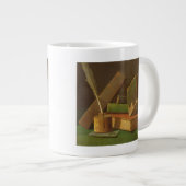 Stillleben mit Büchern und Tinte gut Jumbo-Tasse (Vorderseite Rechts)
