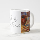 Stillleben mit Büchern zum Lesen Jumbo-Tasse (Vorderseite Rechts)