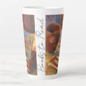 Stillleben mit Büchern zum Lesen Milchtasse (Vorderseite)