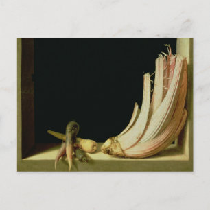 Stillleben mit Cardoon Postkarte